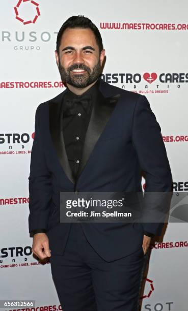 Enrique Santos attends the Maestro Cares Foundation's Fourth Annual Changing Lives/Building Dreams Gala at Cipriani Wall Street on March 21, 2017 in...