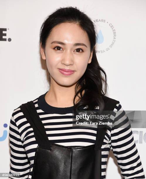 Actress Candy Wang attends a Generosity.org fundraiser for World Water Day at Montage Hotel on March 21, 2017 in Beverly Hills, California.