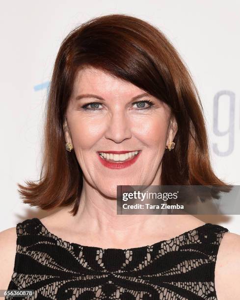 Actress Kate Flannery attends a Generosity.org fundraiser for World Water Day at Montage Hotel on March 21, 2017 in Beverly Hills, California.