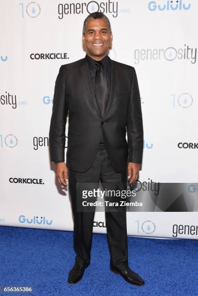 William Owens attends a Generosity.org fundraiser for World Water Day at Montage Hotel on March 21, 2017 in Beverly Hills, California.