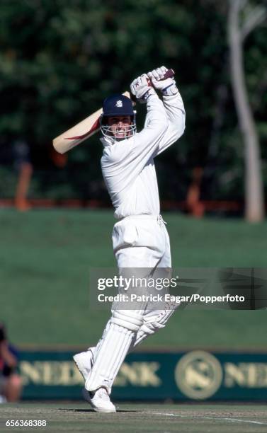 John Crawley of England batting during the tour match between Free State and England XI at Goodyear Park, Bloemfontein, South Africa, 24th November...