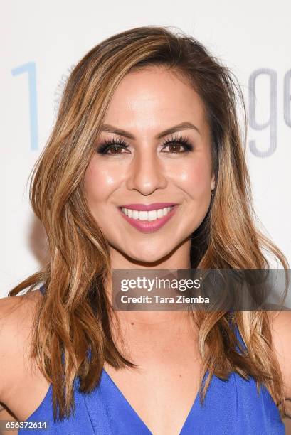 Anjelah Johnson attends a Generosity.org fundraiser for World Water Day at Montage Hotel on March 21, 2017 in Beverly Hills, California.