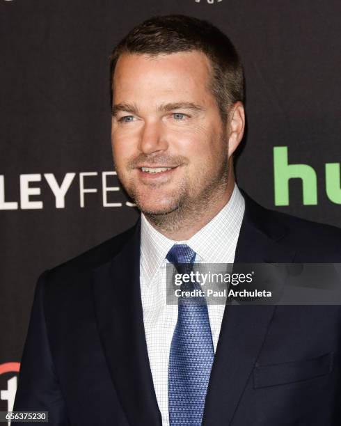 Actor Chris O'Donnell attends The Paley Center For Media's 34th Annual PaleyFest Los Angeles "NCIS: Los Angeles" at Dolby Theatre on March 21, 2017...