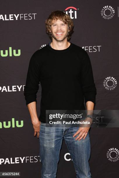 Actor Eric Christian Olsen attends The Paley Center For Media's 34th Annual PaleyFest Los Angeles "NCIS: Los Angeles" at Dolby Theatre on March 21,...