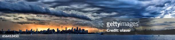 シドニー austalia の夕日 - sydney at dusk ストックフォトと画像