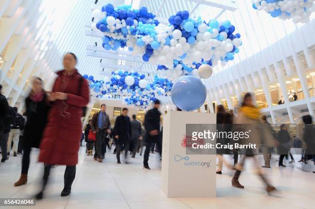 Stella Artois unveils The Water Clouds by Stella Artois, a public art installation that visualizes the impact of the Buy A Lady A Drink campaign...
