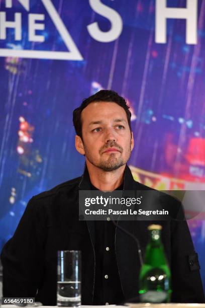 Rupert Sanders attends the official press conference for the Paris Premiere of the Paramount Pictures release "Ghost In The Shell" at Hotel Le...