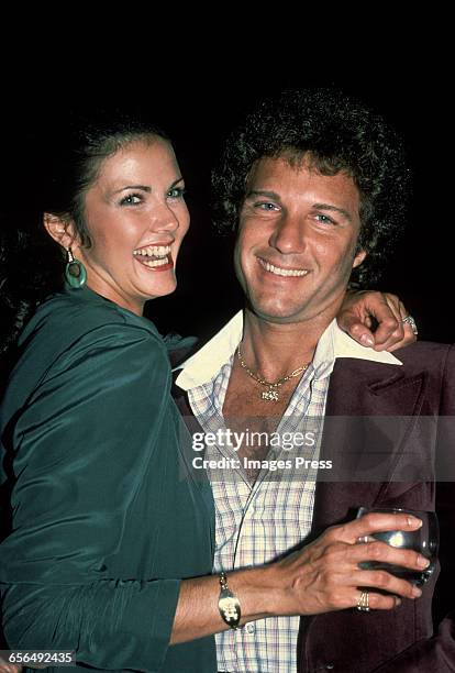 Lynda Carter and husband Ron Samuels circa 1979 in New York City.