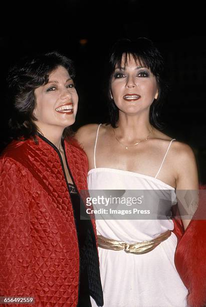 1980s: Joyce DeWitt and her sister circa 1980s in New York City.