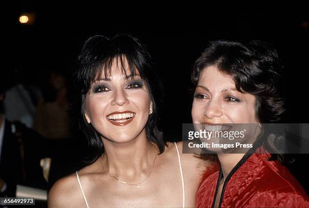 1980s: Joyce DeWitt and her sister circa 1980s in New York City.