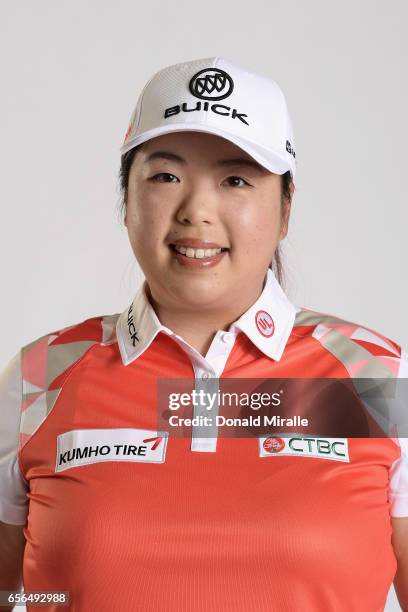 Shanshan Feng of China poses for a portrait during the KIA Classic at the Park Hyatt Aviara Resort on March 21, 2017 in Carlsbad, California.