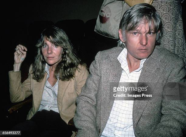 Jill Clayburgh with husband David Rabe circa 1979 in New York City.