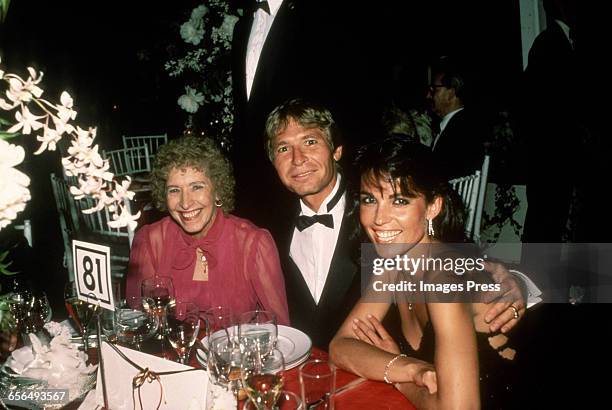 John Denver, mother Erma Louisa Swope and girlfriend Cassandra Delaney circa 1984 in New York City.