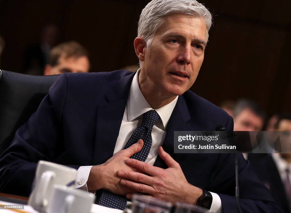 Senate Holds Confirmation Hearing For Supreme Court Nominee Neil Gorsuch