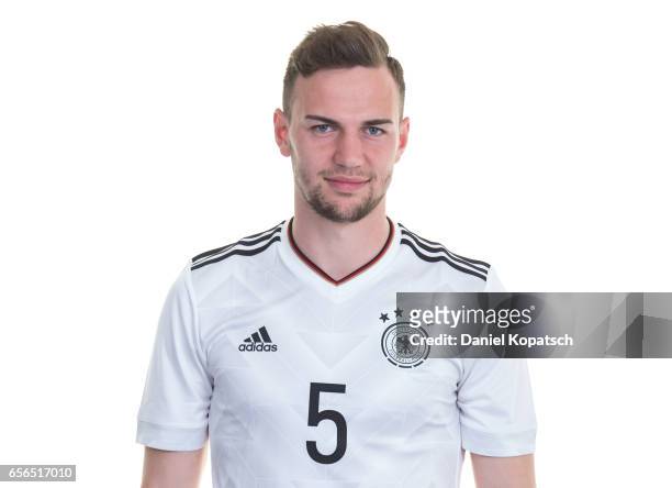 Benedikt Gimber poses during the Germany U20 Team Presentation on March 22, 2017 in Homburg, Germany.