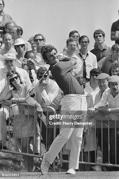 English golfer Tony Jacklin during the British Open at the Old Course at Royal Birkdale Golf Club in Southport, England, July 1971.