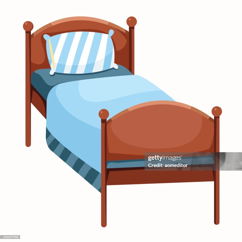 Illustrator Of Bed Isolated High-Res Vector Graphic - Getty Images