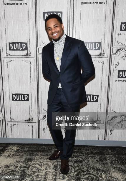 Mack Wilds attends the Build Series to discuss the show 'Shots Fired' at Build Studio on March 22, 2017 in New York City.