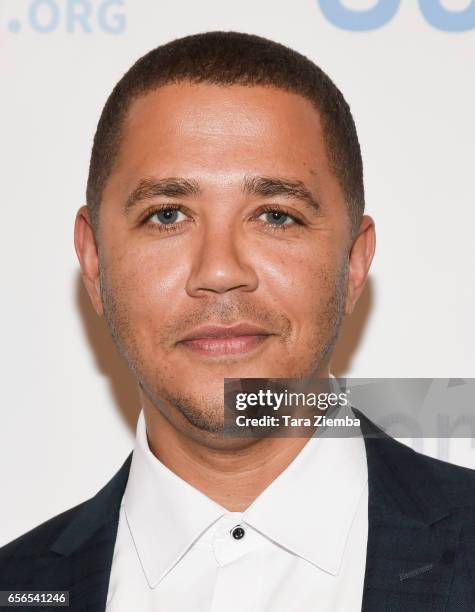 American entertainer Reggie Brown attends a Generosity.org fundraiser for World Water Day at Montage Hotel on March 21, 2017 in Beverly Hills,...