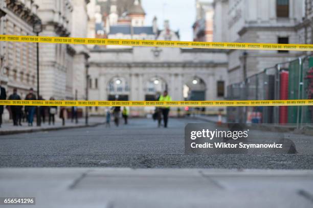 Police forces have cordoned off an area around the Houses of Parliament following a suspected terrorist attack in which 4 people, including a police...