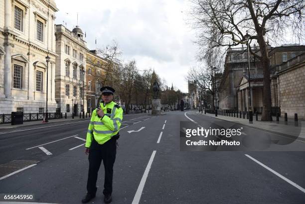 Police officer and a woman have been killed near Parliament in central London in what Scotland Yard are treating as a terrorist incident. The area...