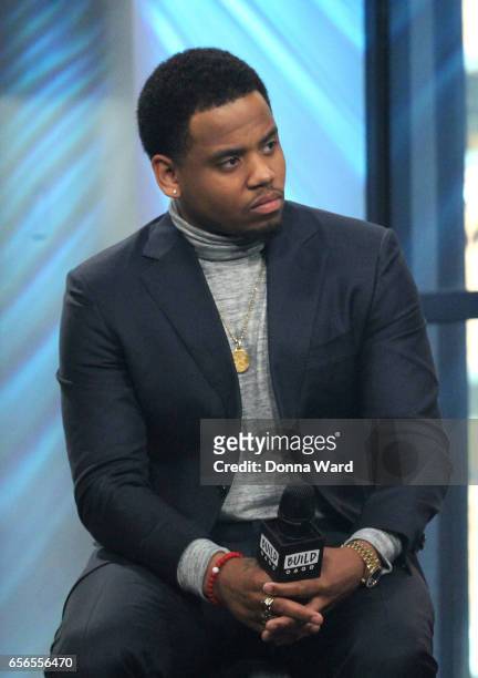 Mack Wilds appears to promote "Shots Fired" during the BUILD Series at Build Studio on March 22, 2017 in New York City.