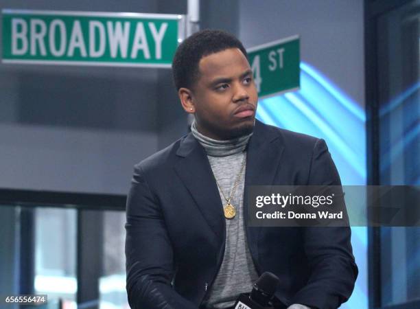 Mack Wilds appears to promote "Shots Fired" during the BUILD Series at Build Studio on March 22, 2017 in New York City.