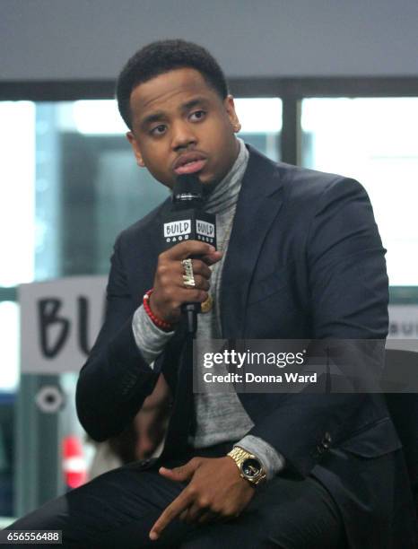 Mack Wilds appears to promote "Shots Fired" during the BUILD Series at Build Studio on March 22, 2017 in New York City.