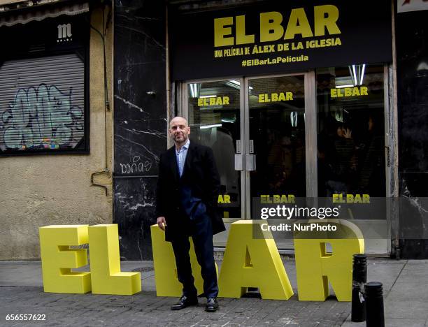 Jaime Ordonez attends 'El Bar' Photocall at Paletinos bar on March 22, 2017 in Madrid, Spain.