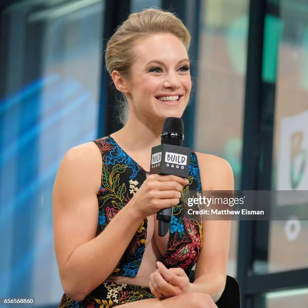 Actress Danielle Savre attends Build Series Presents Danielle Savre discussing "Too Close to Home" at Build Studio on March 22, 2017 in New York City.