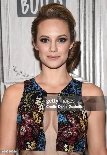 Danielle Savre attends the Build Series to discuss her show 'Too Close to Home' at Build Studio on March 22, 2017 in New York City.