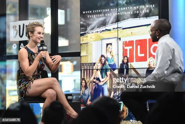 Danielle Savre attends the Build Series to discuss her show 'Too Close to Home' at Build Studio on March 22, 2017 in New York City.