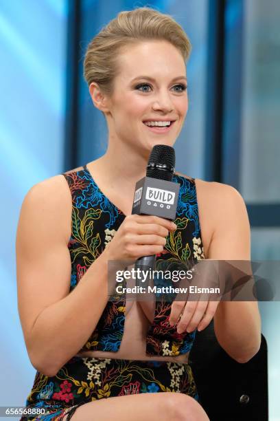 Actress Danielle Savre attends Build Series Presents Danielle Savre discussing "Too Close to Home" at Build Studio on March 22, 2017 in New York City.