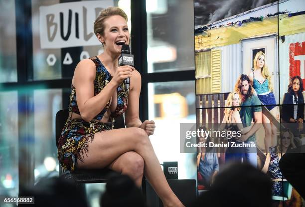 Danielle Savre attends the Build Series to discuss her show 'Too Close to Home' at Build Studio on March 22, 2017 in New York City.