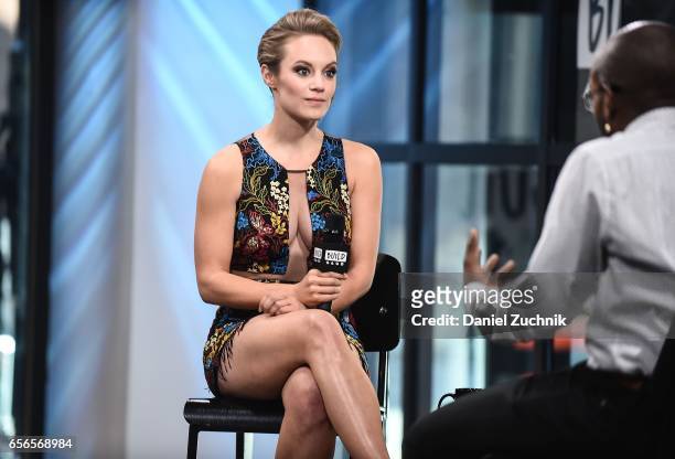 Danielle Savre attends the Build Series to discuss her show 'Too Close to Home' at Build Studio on March 22, 2017 in New York City.