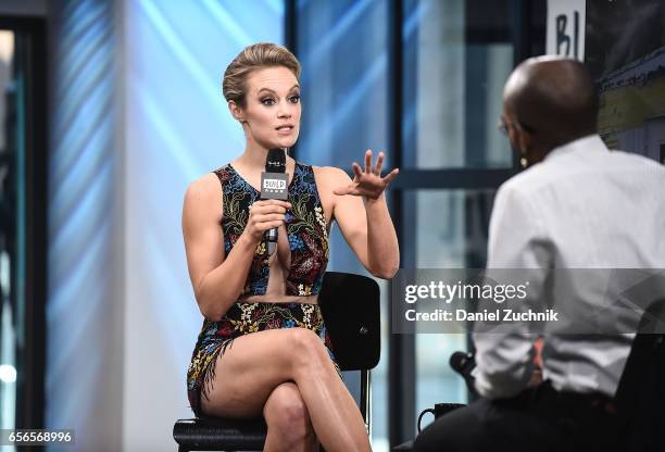 Danielle Savre attends the Build Series to discuss her show 'Too Close to Home' at Build Studio on March 22, 2017 in New York City.