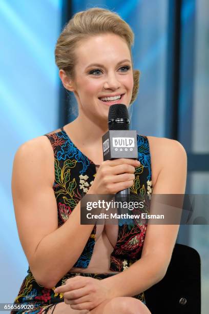 Actress Danielle Savre attends Build Series Presents Danielle Savre discussing "Too Close to Home" at Build Studio on March 22, 2017 in New York City.