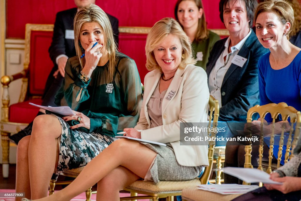 Queen Maxima opens music symposium in Palace Noordeinde in The Hague - 22 march 2017
