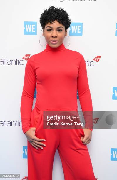 Francesca Brown attends WE Day UK at The SSE Arena on March 22, 2017 in London, United Kingdom.