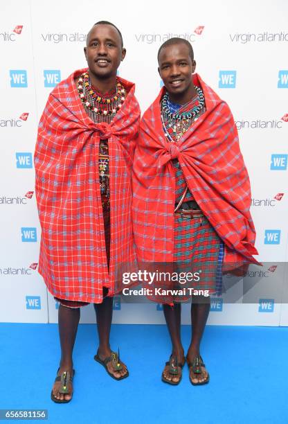 Wilson and Jackson attend WE Day UK at The SSE Arena on March 22, 2017 in London, United Kingdom.