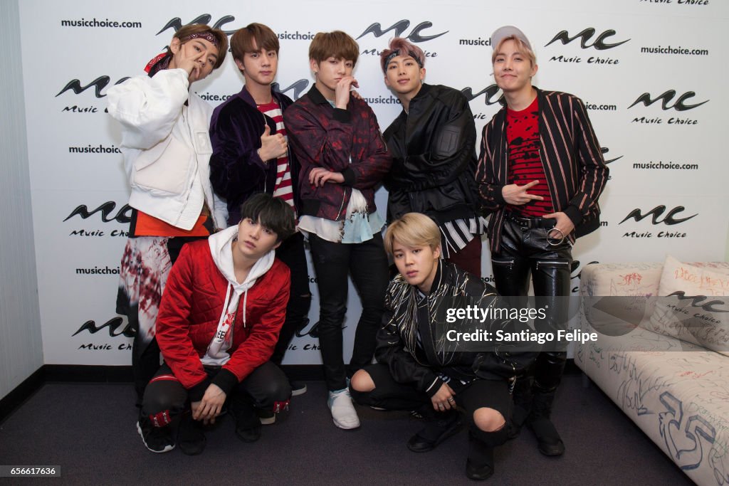 BTS Visits Music Choice