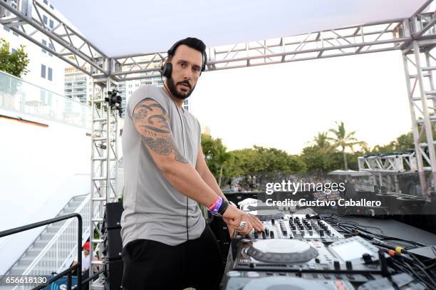 Cedric Gervais performs at the SiriusXM Music Lounge at 1 Hotel South Beach on March 22, 2017 in Miami, Florida.