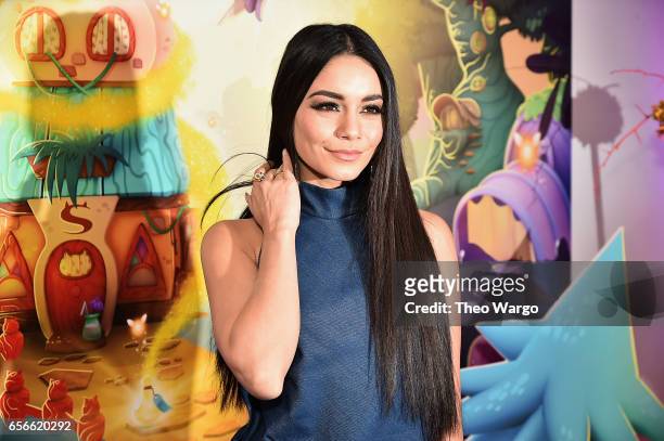 Vanessa Hudgens Launches "Bubble Witch 3 Saga" at Venue 57 on March 22, 2017 in New York City.