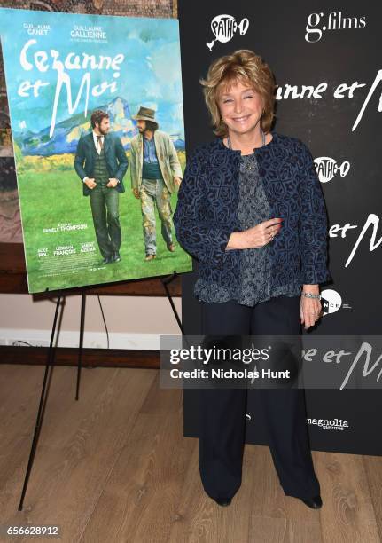 Daniele Thompson attends the "Cezanne Et Moi" New York Premiere at the Whitby Hotel on March 22, 2017 in New York City.