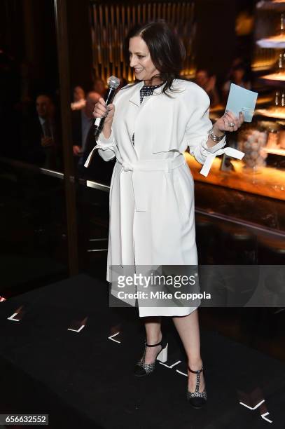 President Jennifer Caserta speaks at the "Brockmire" event at 40 / 40 Club on March 22, 2017 in New York City.