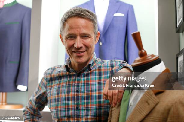 Andreas Brucker attends the Anton Meyer store opening on March 22, 2017 in Hamburg, Germany.