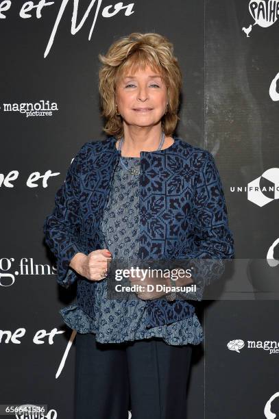 Director Daniele Thompson attends the "Cezanne et Moi" New York premiere at the Whitby Hotel on March 22, 2017 in New York City.