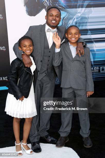 Actor Walter Jones and guests at the premiere of Lionsgate's "Power Rangers" on March 22, 2017 in Westwood, California.