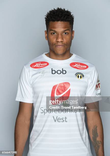 Christophe Psyche of Team Sogndal Fotball during Photocall on March 22, 2017 in Sogndal, Norway.
