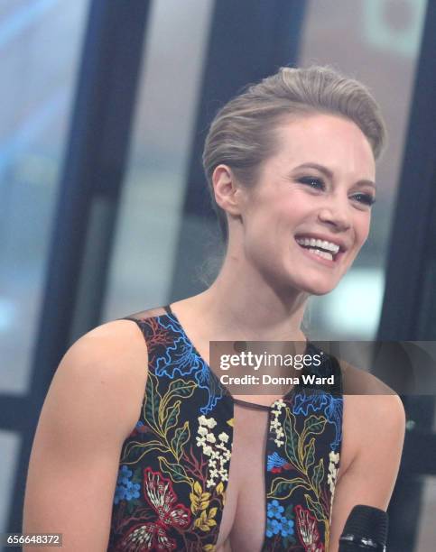 Danielle Savre appears to promote "Too Close To Home" during the BUILD Series at Build Studio on March 22, 2017 in New York City.